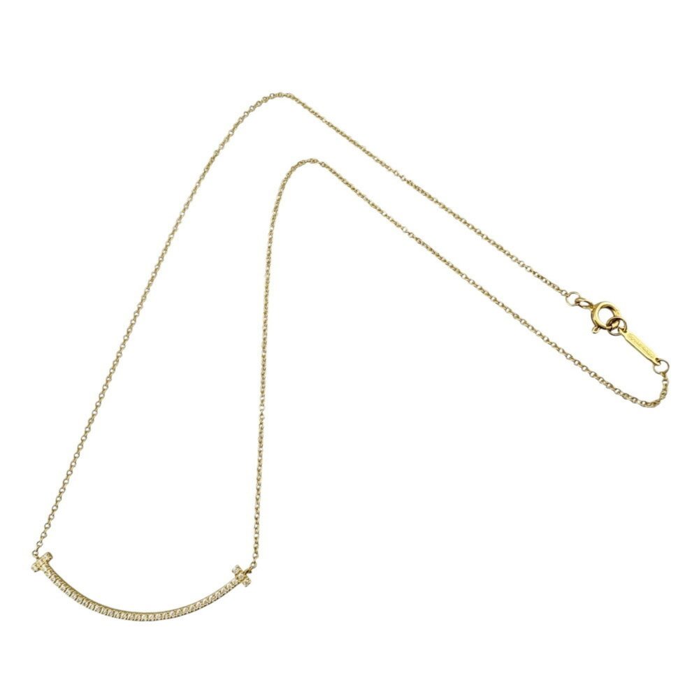 Tiffany T Smile Necklace Diamond Ladies TIFFANY&Co. - Picture 7 of 7